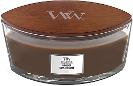 Scented Candle in Glass - WoodWick Humidor Ellipse Scented Candle — photo N1