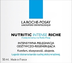 Nourishing & Deep Reconstituting Cream for Very Dry Skin - La Roche-Posay Nutritic Intense Riche — photo N5