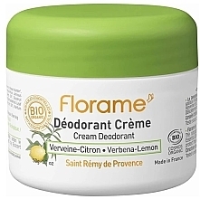 Fragrances, Perfumes, Cosmetics Lemon & Verbena Cream Deodorant - Florame Orange-Mandarine Cream Deodorant