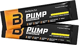 Tropical Fruit Pre-Workout Complex - BioTechUSA Pump Caffeine Free — photo N1