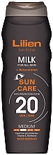 Fragrances, Perfumes, Cosmetics Sunscreen Body Milk - Lilien Sun Active Milk SPF 20