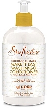 Fragrances, Perfumes, Cosmetics Hair Conditioner - Shea Moisture Coconut Custard Make It Last Wash N' Go Conditioner