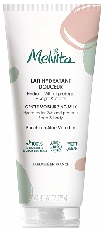 Moisturising Body Milk - Melvita Aloe Vera Bio Gentle Moisturizing Milk — photo N1