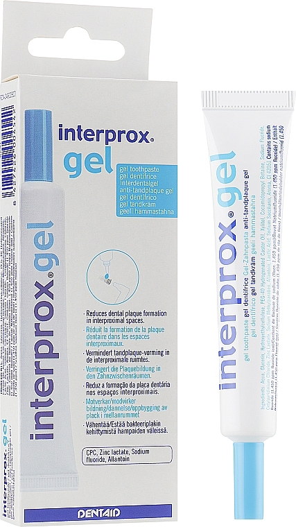 Gel Toothpaste for Interdental Spaces - Dentaid Interprox Gel — photo N1