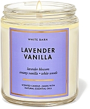 Fragrances, Perfumes, Cosmetics Scented Candle 'Lavender Vanilla' - Bath and Body Works Single Wick Candle