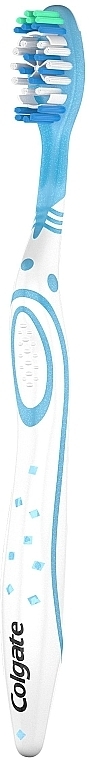 Medium Toothbrush 'Max White', blue - Colgate Max White Medium With Polishing Star — photo N2