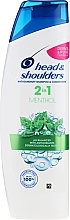 Anti-Dandruff Shampoo 2in1 "Menthol" - Head & Shoulders 2in1 Menthol — photo N1