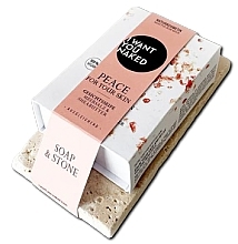 Fragrances, Perfumes, Cosmetics Soap Stone Set - I Want You Naked Set Peace For Your Skin (soap/100g + soap/holder)