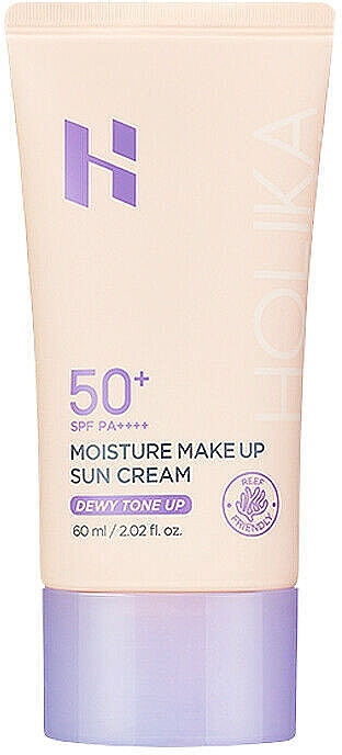 Tinted Sunscreen - Holika Holika Moisture Make Up Sun Cream SPF 50+PA++++ — photo N1