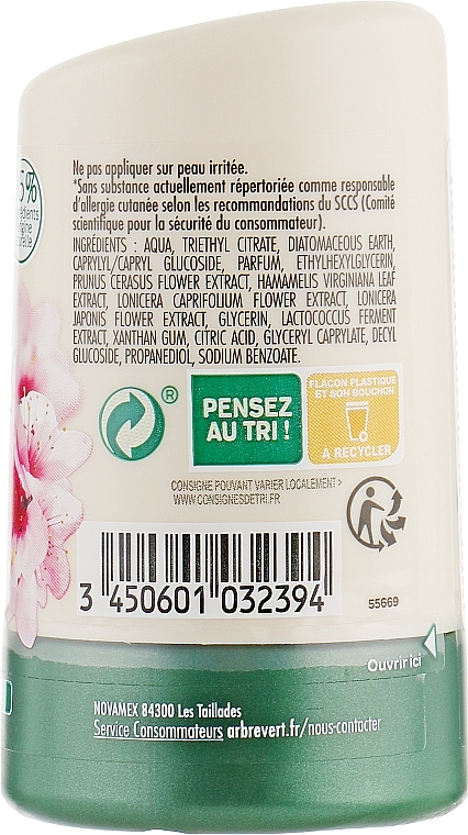 Deodorant with Cherry Blossom & Hamamelis Extract - L'Arbre Vert Deodorant — photo N2