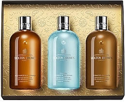 Fragrances, Perfumes, Cosmetics Molton Brown Woody & Aromatic Body Care Gift Set - Set (sh/gel/3x300ml)