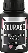 Rubber base for gel polish - Courage Rubber Base — photo N2