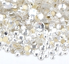 Zirconium Nail Crystals, size SS, silver - Deni Carte — photo N1