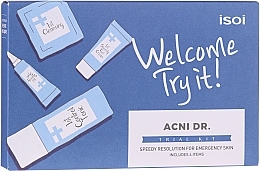 Fragrances, Perfumes, Cosmetics Set - Isoi Acni Dr. Trial Kit (tonic/30ml + gel/cr/7ml + ser/3ml + gel/7x1.3ml)