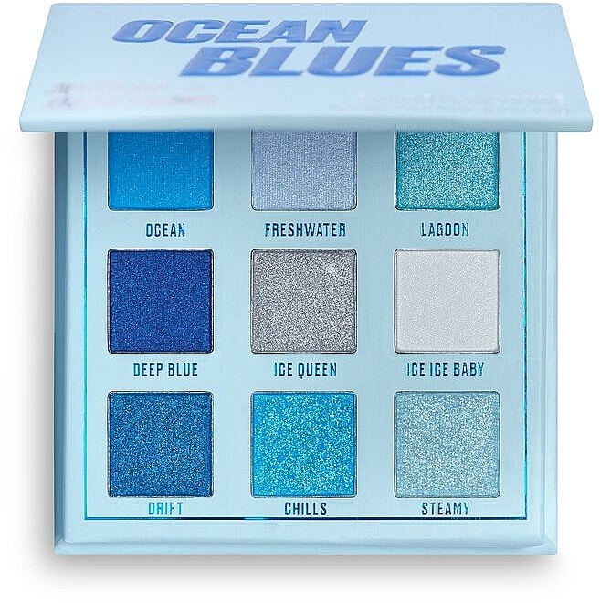 Eyeshdow Palette - Makeup Obsession Ocean Blues Eyeshadow Palette — photo N1