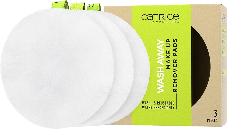 Makeup Remover Sponge - Catrice Wash Away Make Up Remover Pads — photo N1