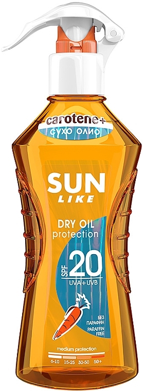 Body Sun Dry Oil SPF 20 - Sun Like Dry Oil Spray SPF 20 — photo N1