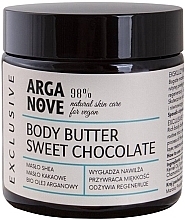 Coconut & Argan Body Butter "Sweet Chocolate" - Arganove Body Butter Sweet Chocolate — photo N1