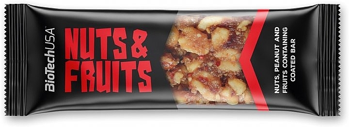 Protein Bar "Nuts & Fruits" - BiotechUSA Nuts and Fruits — photo N1