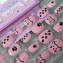 Cat False Nails for Kids, pink, 961 - Deni Carte Magic Miss Tips — photo N3