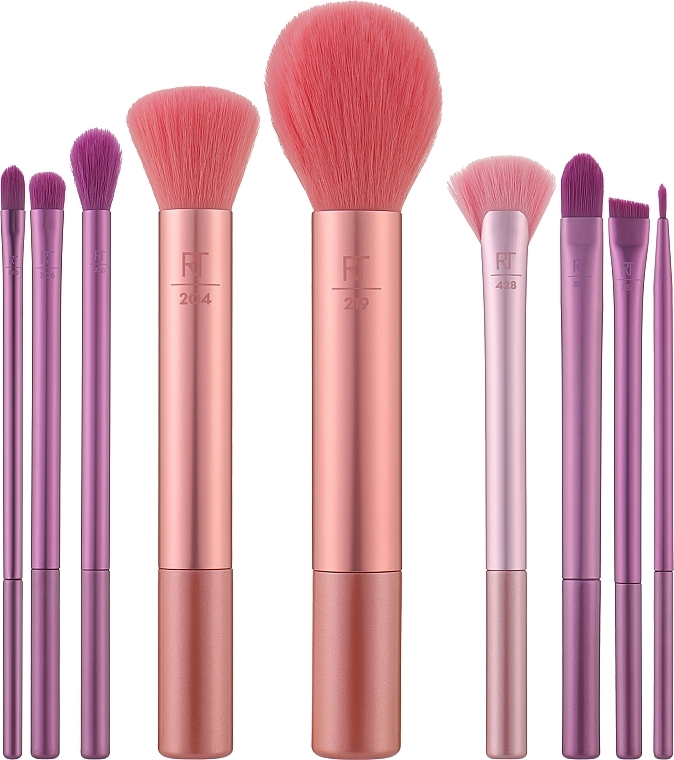 Makeup Brush Set, 9 pcs. - Real Techniques Insta Artist Brush Set — photo N1