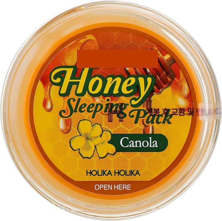 Night Honey Mask "Rape" - Holika Holika Canola Sleeping Pack — photo N2