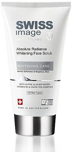 Face Scrub - Swiss Image Whitening Care Absolute Radiance Whitening Face Scrub — photo N1
