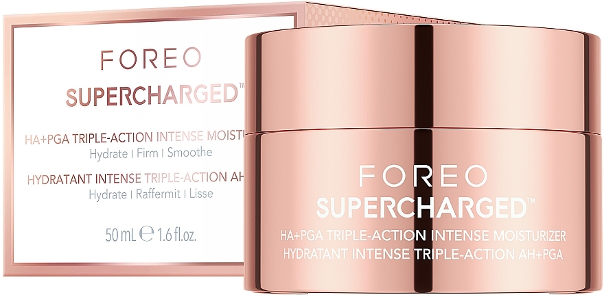 Face Gel Cream - Foreo Supercharged HA+PGA Triple-Action Intense Moisturizer — photo N3