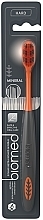 Fragrances, Perfumes, Cosmetics Volcanic Minerals Toothbrush, hard, gray - Biomed Mineral Hard