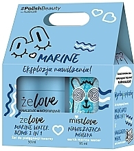 Fragrances, Perfumes, Cosmetics Set - FlosLek Marine (f/mist/95ml + f/gel/50ml)