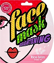 Whitening Face Mask with Rice Bran Extract - Bling Pop Rice Bran Brightening Face Mask — photo N1