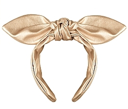 Fragrances, Perfumes, Cosmetics Headband 'Chic Bow', gold - MAKEUP