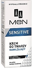 Fragrances, Perfumes, Cosmetics Moisturizing Face Cream - AA Men Sensitive Face Moisturizer 