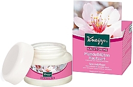 Fragrances, Perfumes, Cosmetics Almond Blossom Night Face Cream for Dry Skin - Kneipp Body Night Face Cream Almond Blossom