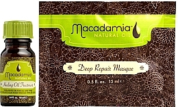 Fragrances, Perfumes, Cosmetics Set - Macadamia Natural Oil (mask/15ml + means/10ml)