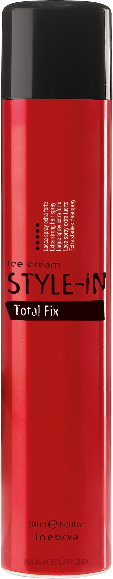 Extra Strong Hold Hair Spray - Inebrya Style-In Power Total Fix — photo 500 ml