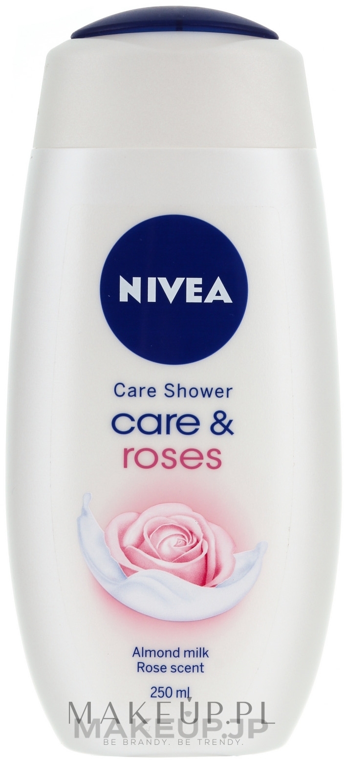 Shower Cream-Gel 'Milk and Rose' - NIVEA Rose And Milk Bath Care Cream Shower — photo 250 ml