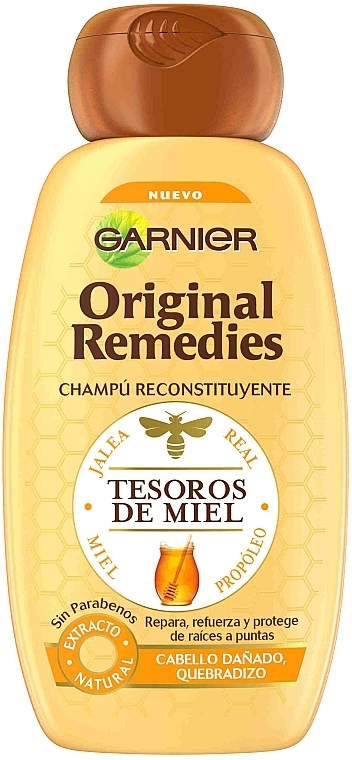 Hair Shampoo - Garnier Original Remedies Tesoros de Miel Shampoo — photo N2