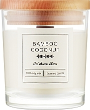 Fragrances, Perfumes, Cosmetics Scented Candle 'Bamboo and Coconut' - Feel Aroma Home Bamboo & Coconut Scented Candle