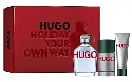 Fragrances, Perfumes, Cosmetics Hugo Boss Hugo Man - Kit (edt/125 ml + deo/stick/75 ml + sh/gel/50 ml)