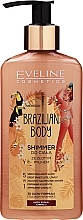 Fragrances, Perfumes, Cosmetics Body Shimmer with Golden Dust - Eveline Cosmetics Brazilian Body Shimmer