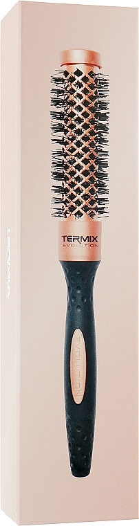 Thermal Brush for Extra Dry & Porous Hair, 23 mm - Termix Evolution Gold Rose — photo N2