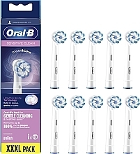 Fragrances, Perfumes, Cosmetics Electric Toothbrush Heads, 10 pcs. - Oral-B Sensitive Clean & Care