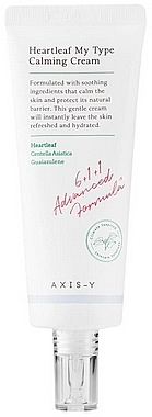 Face Cream - Axis-Y Heartleaf My Type Calming Cream — photo N1