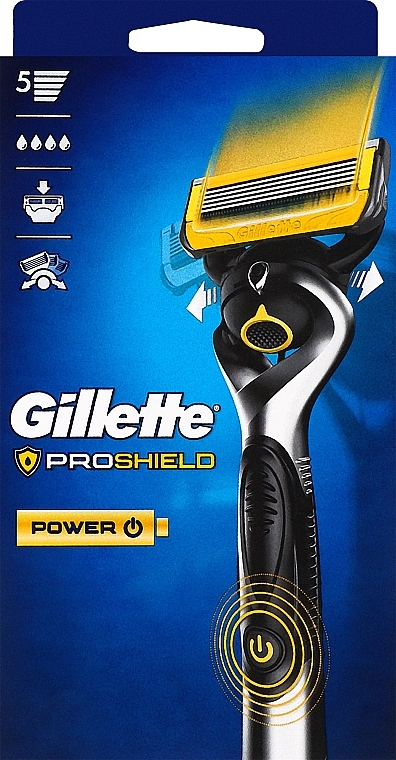 Razor with 1 Replaceable Blade - Gillette ProShield Power — photo N1