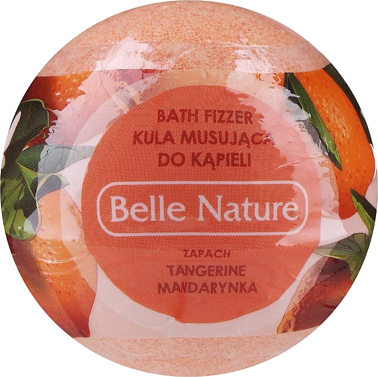 Bath Fizzer with Mandarin Scent, orange - Belle Nature — photo N1