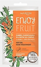 Fragrances, Perfumes, Cosmetics Hot Hair Oil with Sea Buckthorn - Marion Enjoy Fruit Hot Oil Hair Treatment