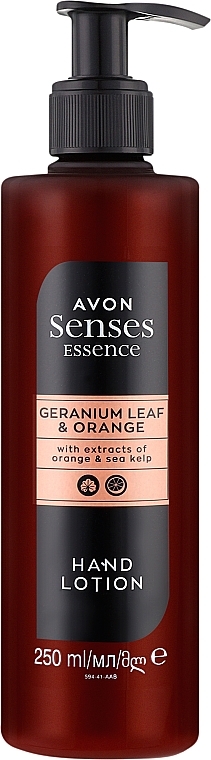 Geranium Leaf & Orange Hand Lotion - Avon Senses Essence Geranium Leaf & Orange Hand Lotion — photo N1