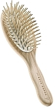 Hair Brush with Wooden Teeth, large - Acca Kappa — photo N1