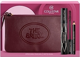 Fragrances, Perfumes, Cosmetics Collistar Cofanetto Impeccabile Mascara - Collistar Cofanetto Impeccabile Mascara (mascara/14ml + eye/pencil/1.2g+ pouch)